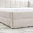 Upholstered Bed Frame with Thick Fabric-901659410