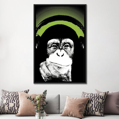 «Monkey BL III», impression sur toile