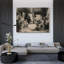 «Christ Preaching» par Rembrandt Van Rijn - Art mural sur toile tendue avec châssis-1491172506