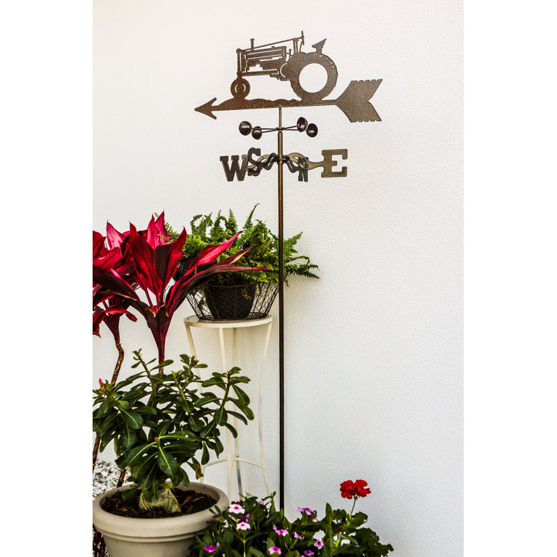 Girouette John Deere, Fixation de jardin