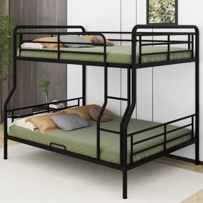 Full XL Over Queen Metal Bunk Bed