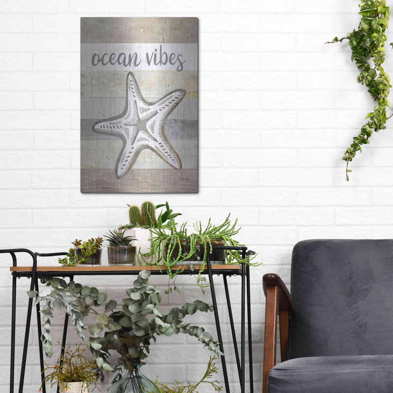 «Ocean Vibes Starfish» par Marla Rae, H 16 po x l 12 po