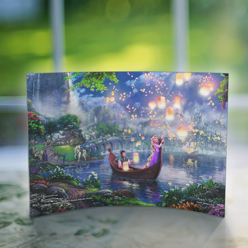 Imprimé acrylique incurvé Disney Raiponce