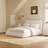 Drago Boucle Upholstered Bed Frame-88499593-93547674
