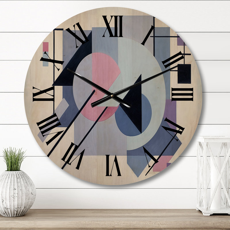 Horloge murale en bois massif Nyani, Moyenne