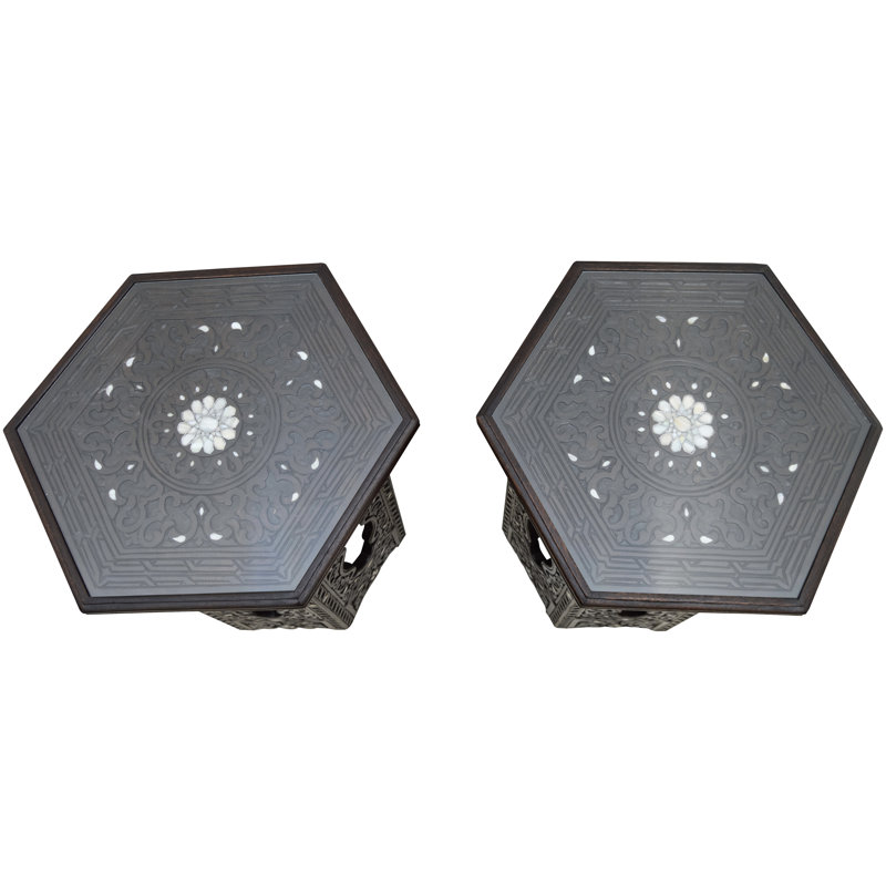 Syrian Glass End Table