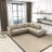 Benson Leather Sectional Sofa Chaise-1004928153