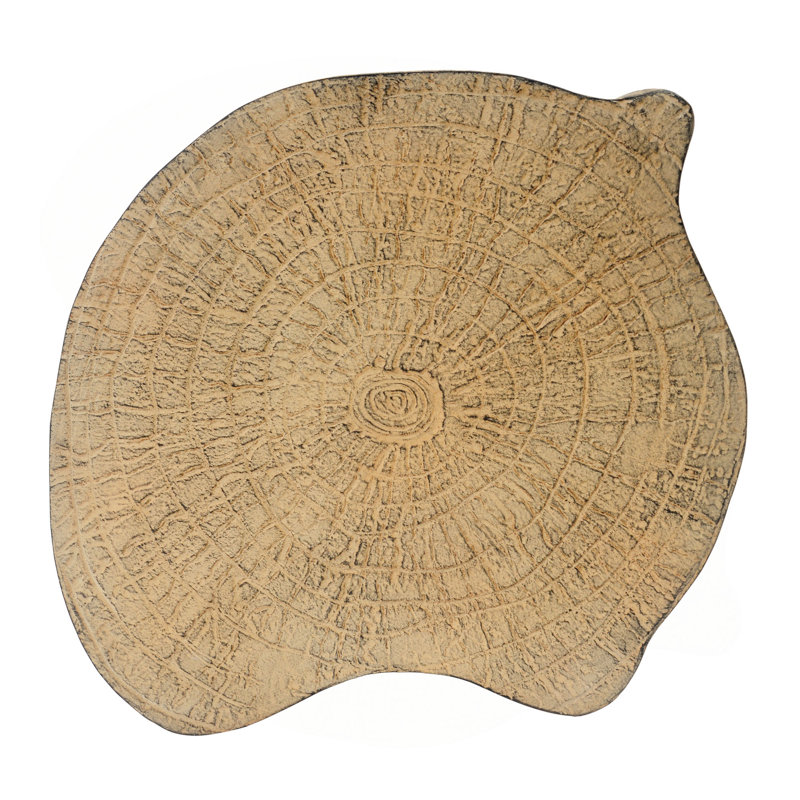 2-In-1 Irregular MGO End Table/ Split Design/ Small Space Friendly/Indoor Outdoor Use, Natural