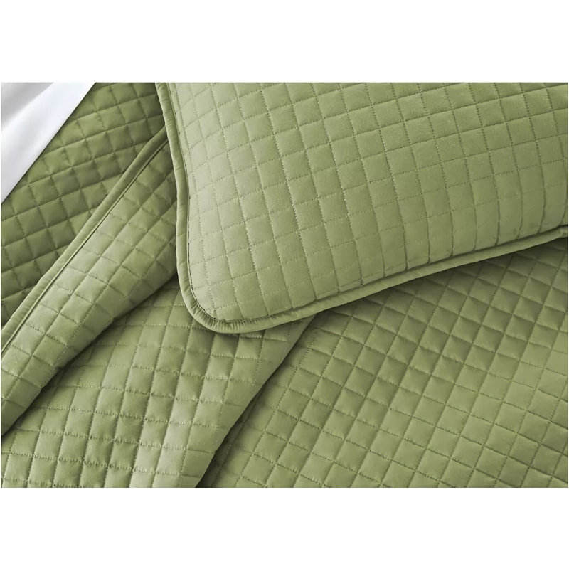 Ensemble de courtepointe en microfibre Wesner