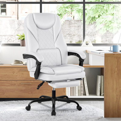 Azteca Ergonomic Executive Chair with Retractable Footrest