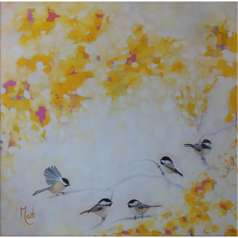 The Song Remembered Print by Marti Leroux, 40" H x 40" W x 2" D, Wrapped Canvas