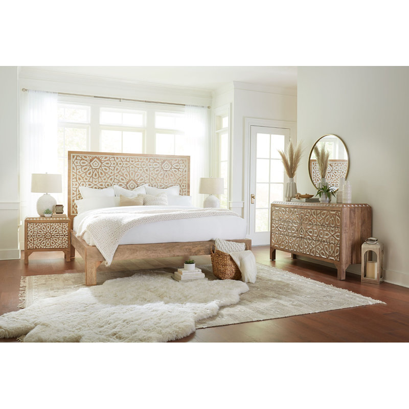 Haveli Solid Wood Bed