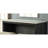 Seat 3pc Dining - Table, 2 Stools, Rectangular, Modern Style, Black Gray Rectangular Tabletop, Seats, Rustic, Beige