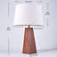 Lampe de table en bois 26 po avec abat-jour en lin-1403183389-1403183392