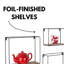 Clarisa Wall Shelf Set, Wire Design