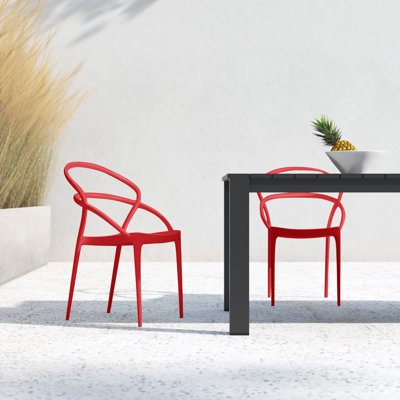 Fauteuil de patio empilable Grover