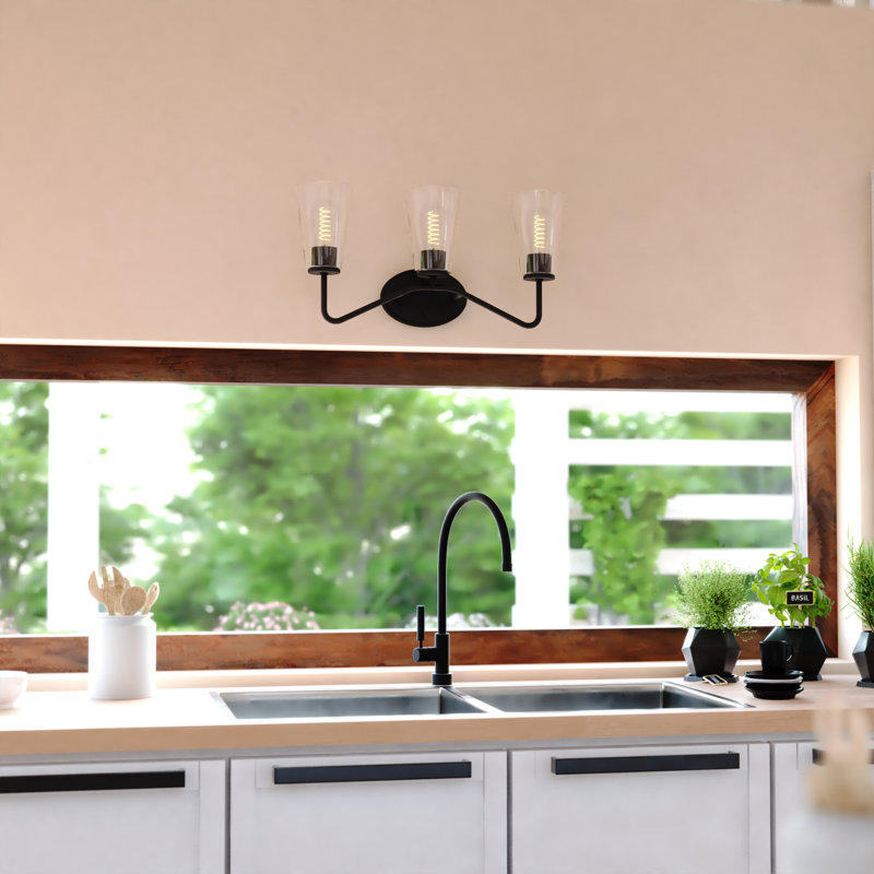 Beverly 3 - Light Dimmable Vanity Light, Matte Black