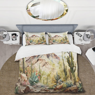 Arizona Desert III - Ensemble de housse de couette Western