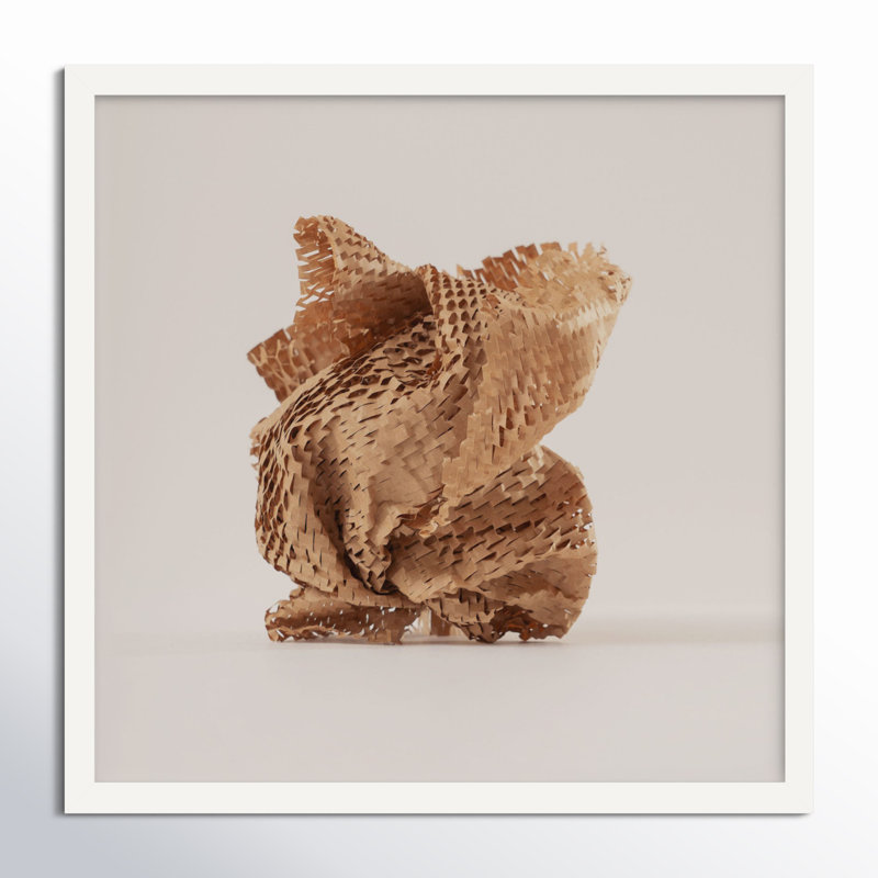 SV00924_Unpackage 4 By Svetlana Smirnova - Framed Wall Art, 24" H x 24" W x 1.25" D, White Framed