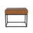 Homepop Theodore Small Ottoman - Faux Leather-100484793