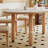 ash wood oval dining table-303931269