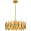 Katinia 4-Light Gold Leaf Pendant Light