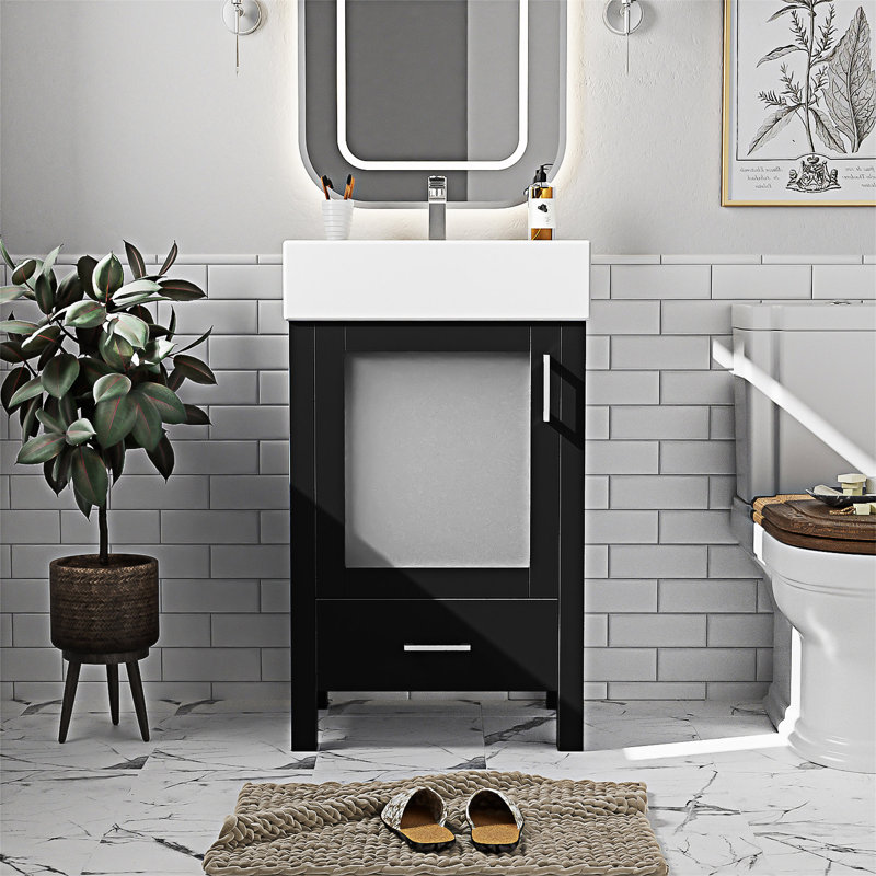 Bathroom Vanity With Ceramic Sink