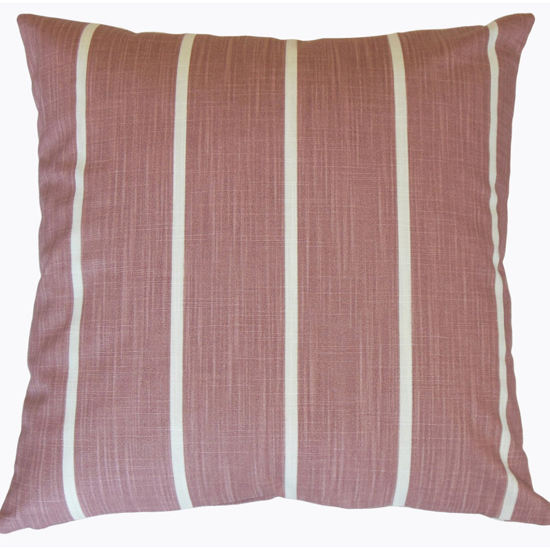 Coussin en coton Simona, Hauteur (20 po) x largeur (20 po), Brun