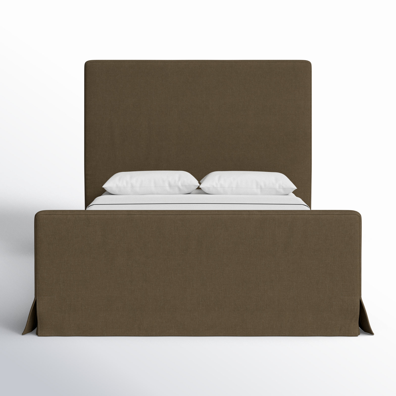 Zoni Upholstered Bed, Brussels Coffee, Queen