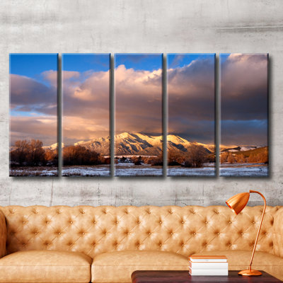 « taos mountain 8137 » par bartlett hayes-5 pièces, ensemble de reproductions de photos sur toiles