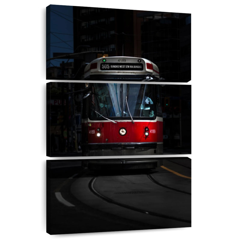 Mehar The 505 Dundas Streetcar Color Version, H 32 po x l 20 po