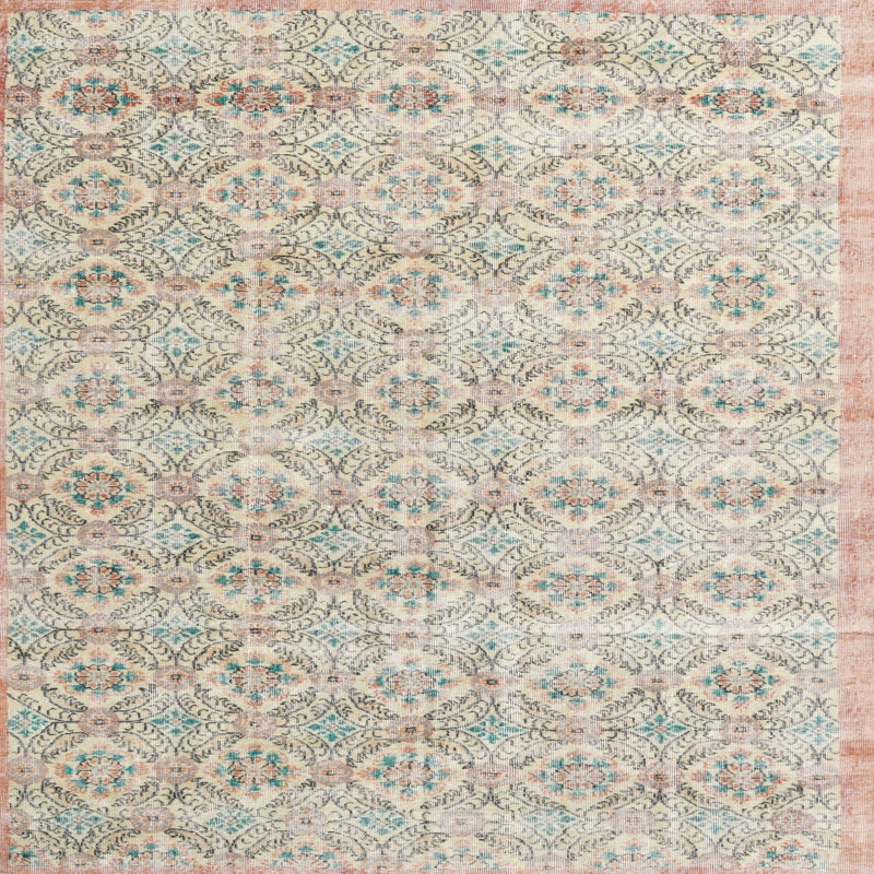 Southwestern Indoor Rug, Round 5'