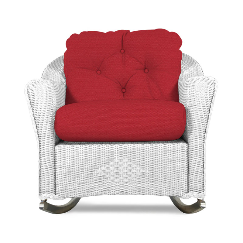 Reflections Outdoor Rocker Chair, Demo Stone, White