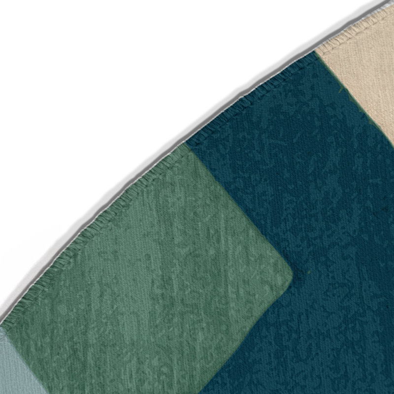 Tapis intérieur et extérieur Crescent Horizons, Round 5'
