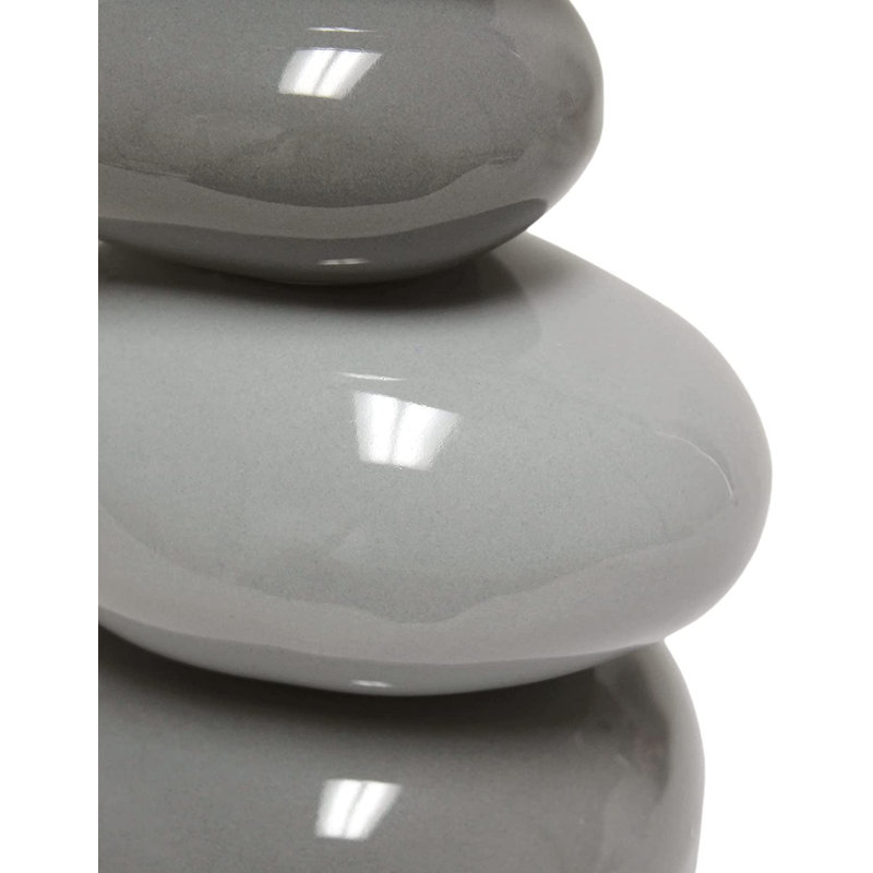 Lampe de table Cianha, H 14,7 po x l 9,75 po x P 9,75 po, Non