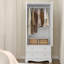 Freestanding Wooden Wardrobe Armoire with 2 Drawers-1354975060