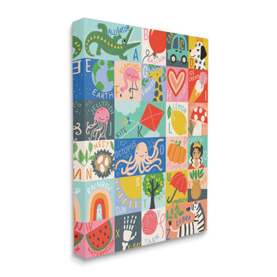 «Patchwork Style Alphabet Playful Kid's ABC Letters XXL» par Caroline Alfreds