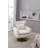 360-Degree Swivel Accent Chair with a Pillow-2074808241