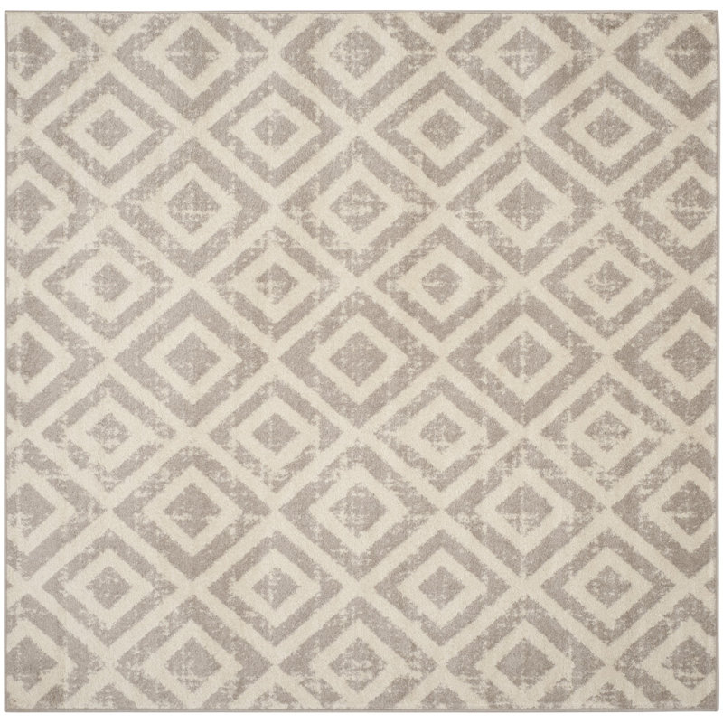 Tapis géométrique Adey Performance, Carré 6 pi 7 po