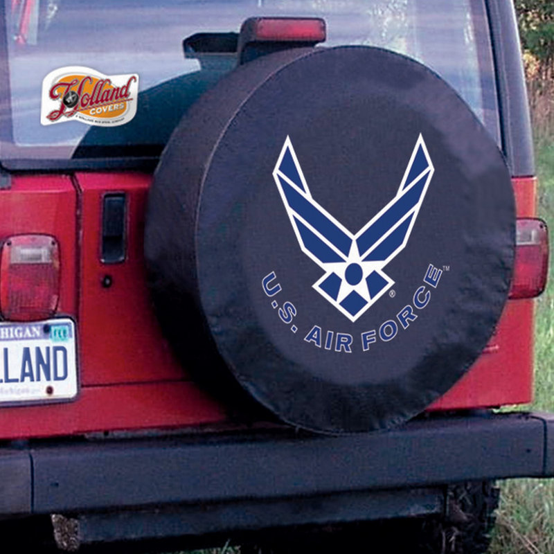 Housse de roue de cravate US Military, Noir, A, Air-Force