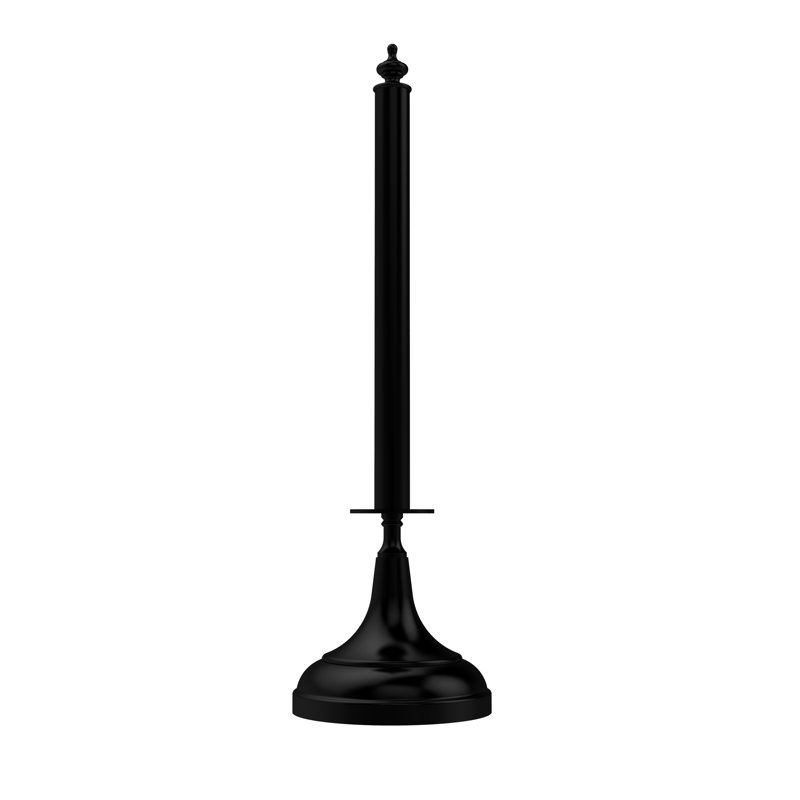 Porte-essuie-tout autoportant traditionnel Gober, Noir mat
