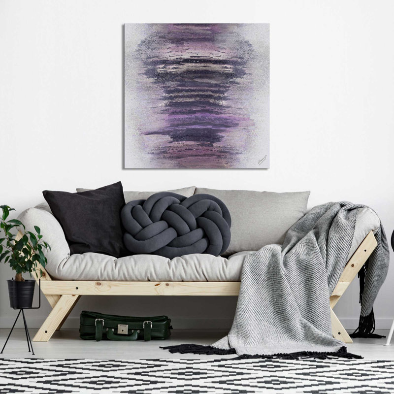 Purple Woods by Roberto Gonzalez - Wrapped Canvas Print, 18" H x 18" W x 1" D