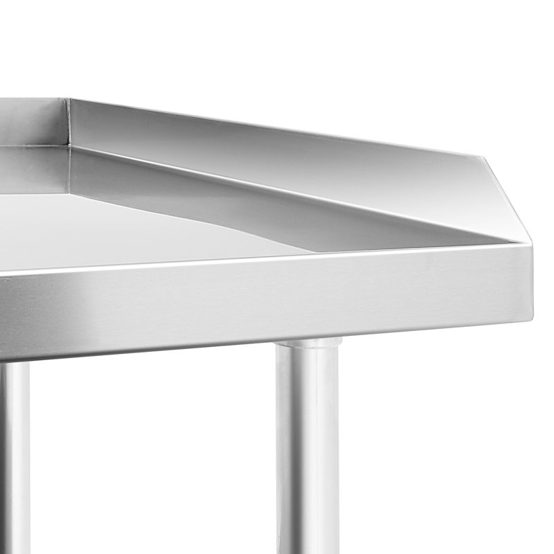 24" Cream & Stainless Steel Commercial Kitchen Prep Stand