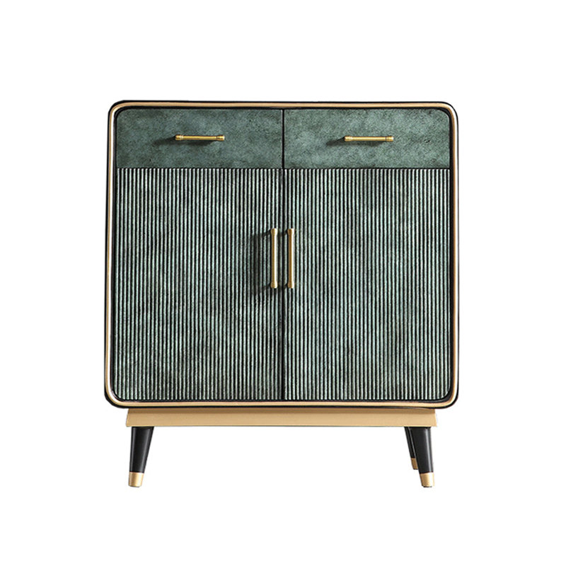 Buffet d'entrée élégant et moderne, H 33,46 po x l 39,37 po x P 15,75 po, Noir