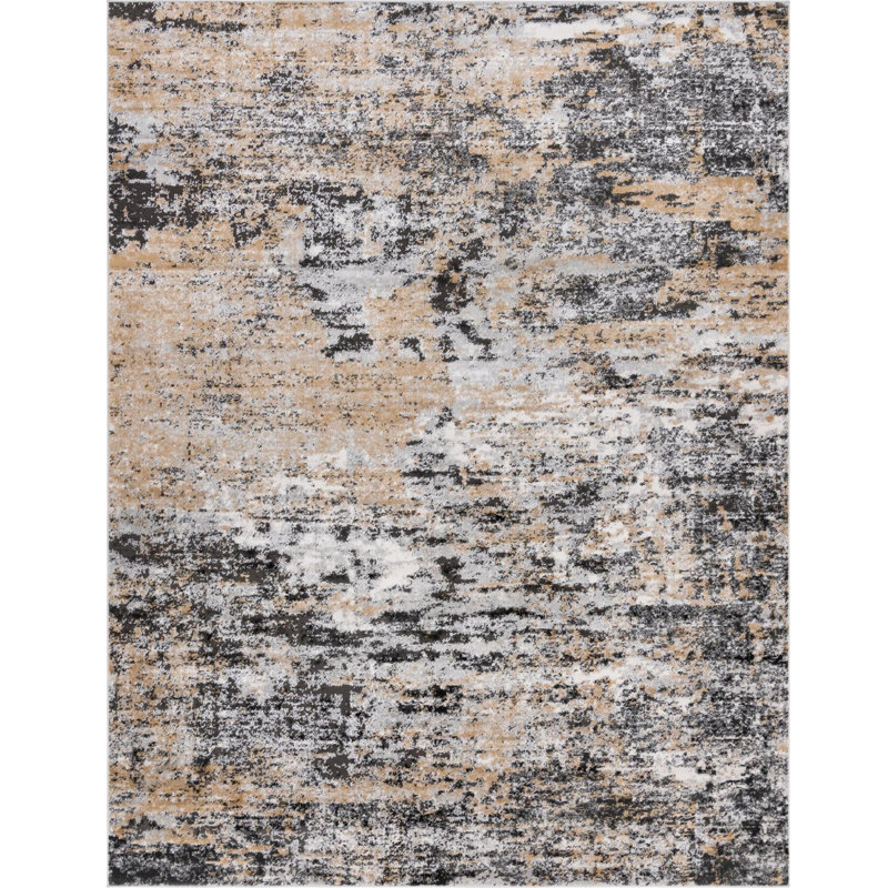 Abstract Indoor Rug, Rectangle 9' x 12'2"