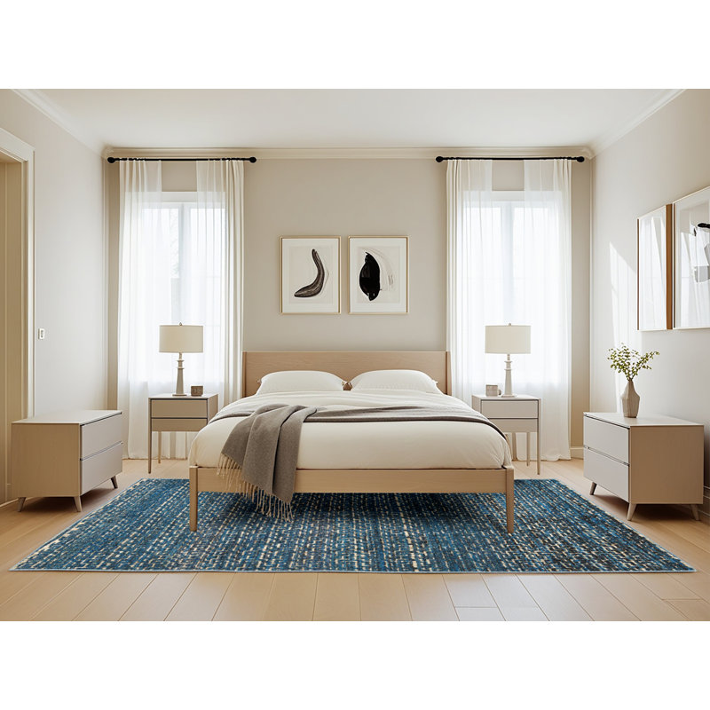 Tapis abstrait 4909, Rectangle de 5 pi x 8 pi