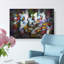 Multi-Coloured Wall Graffiti - Wrapped Canvas-55359647