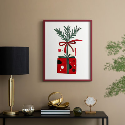 Christmas Holiday Art DCCCLXX Framed Print - Solid Wood