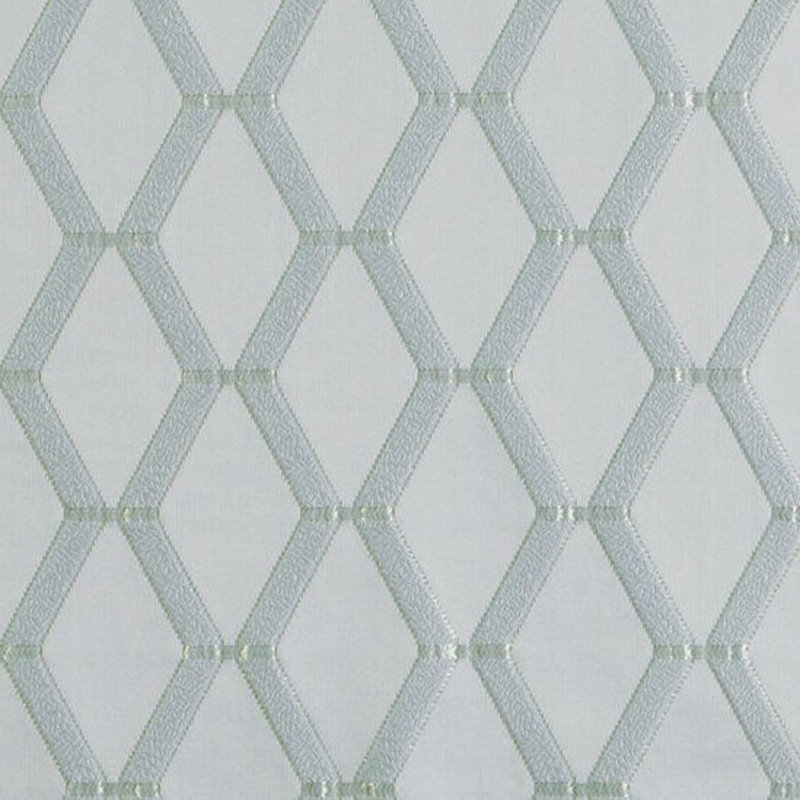 Tissu carré Plutus diamant brillant avec coussin de luxe Embroydery, Argent, 26 po x 26 po