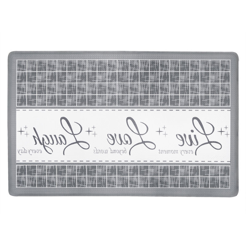 Tapis anti-fatigue Sirna, Gris clair